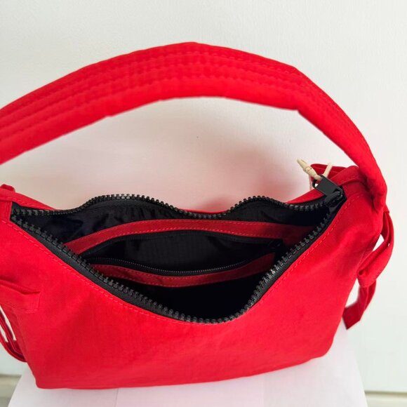 BAGGU x Sandy Liang Mini Bow Bag In Candy Apple Red - Picture 6 of 6